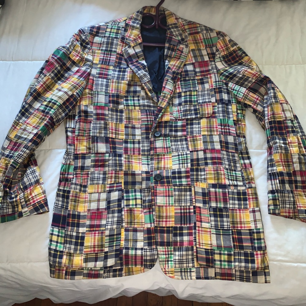 J Crew. Madras sports jacket !!!